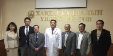 虎の門病院院長がモンゴルのJCMT関係先を表敬訪問